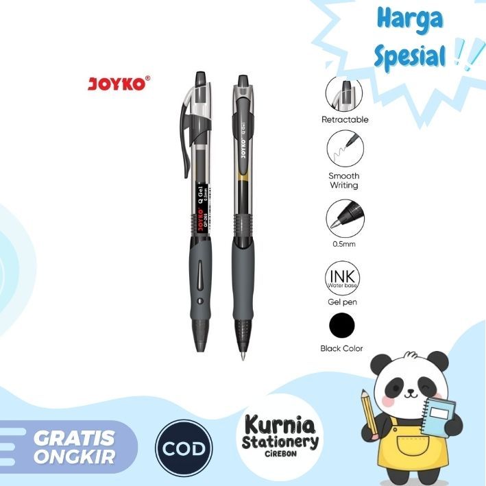 

Pulpen Joyko Gel Pen Q Gel GP-265 (Satuan)