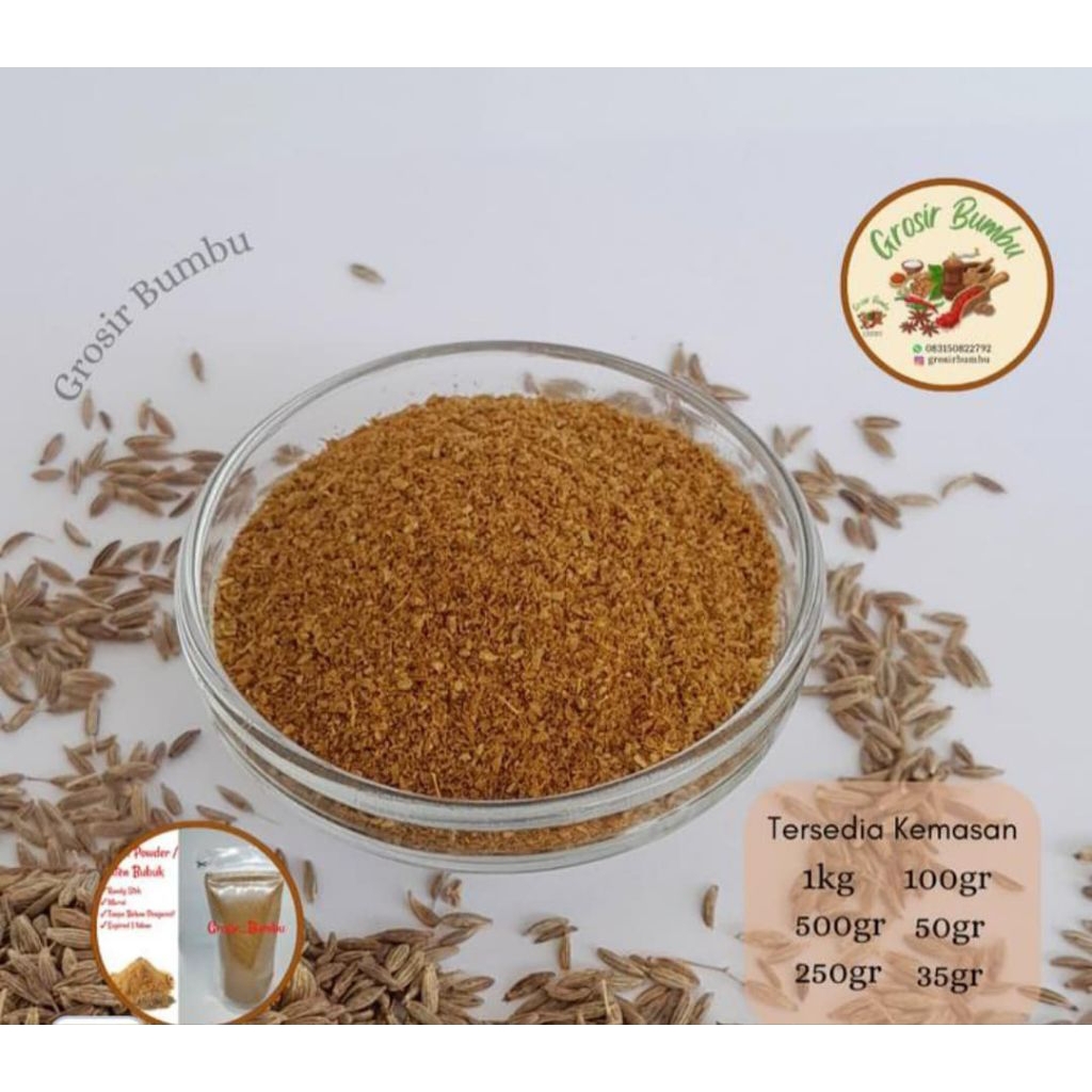 

jinten bubuk 50gr/cumin powder/cumin ground.asli¹⁰⁰٪✅️