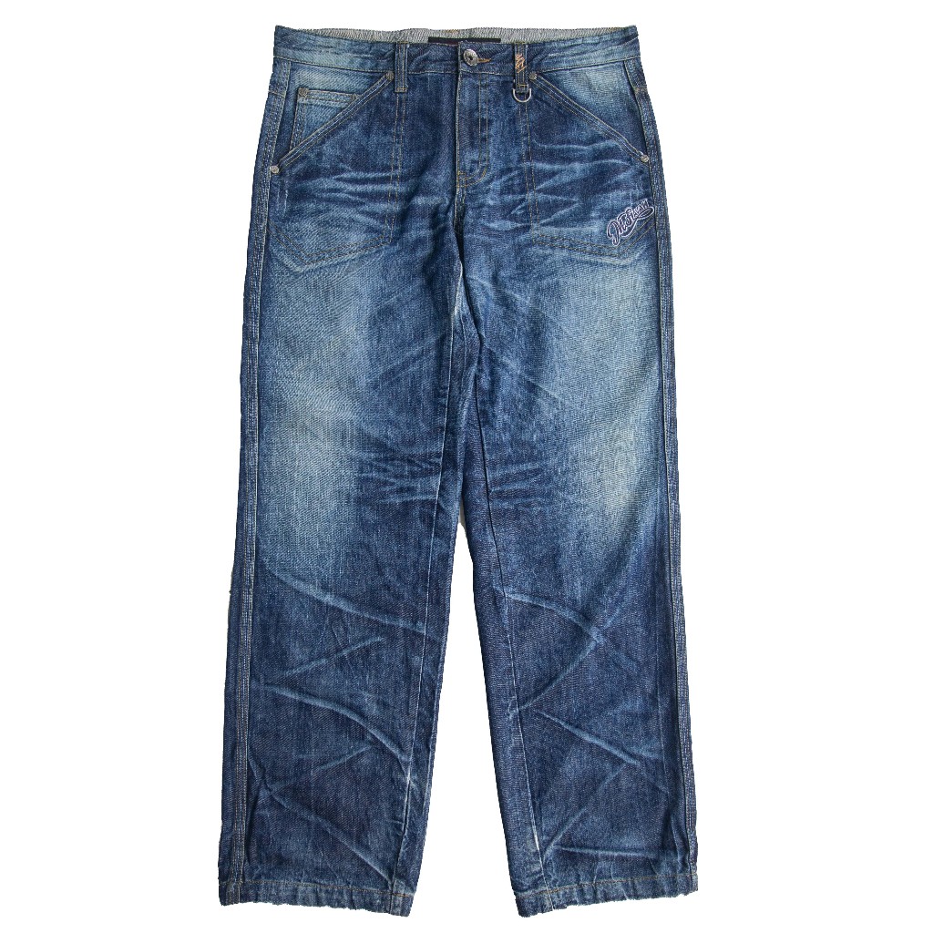 Majah Flavah Fading Baggy Jeans