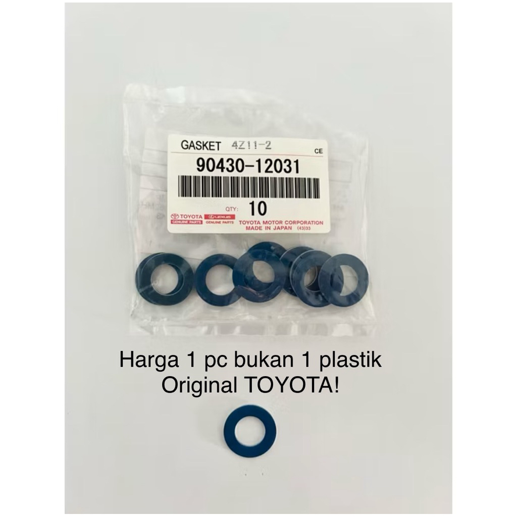 Gasket Oli 1pc TOYOTA ORIGINAL Ring 14/ Gasket packing baut oli mobil/ Gasket packing tap oli mesin 