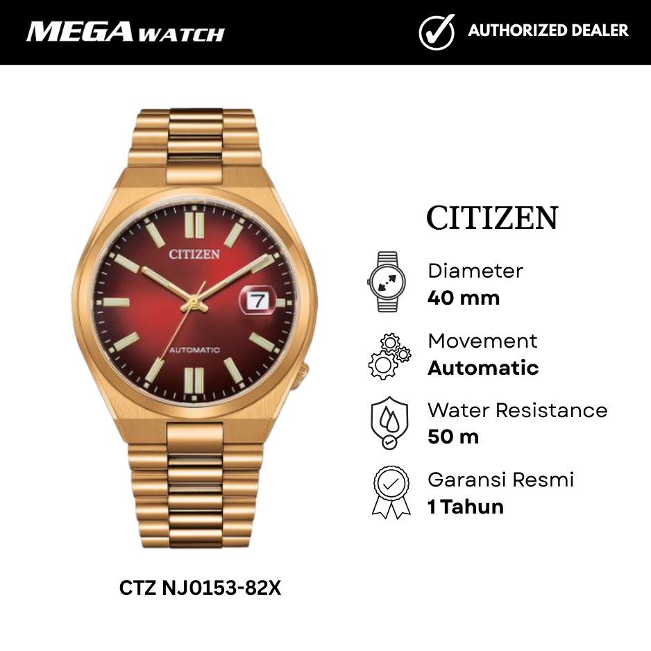 Jam Tangan CITIZEN Pria Original CTZ NJ0153-82X
