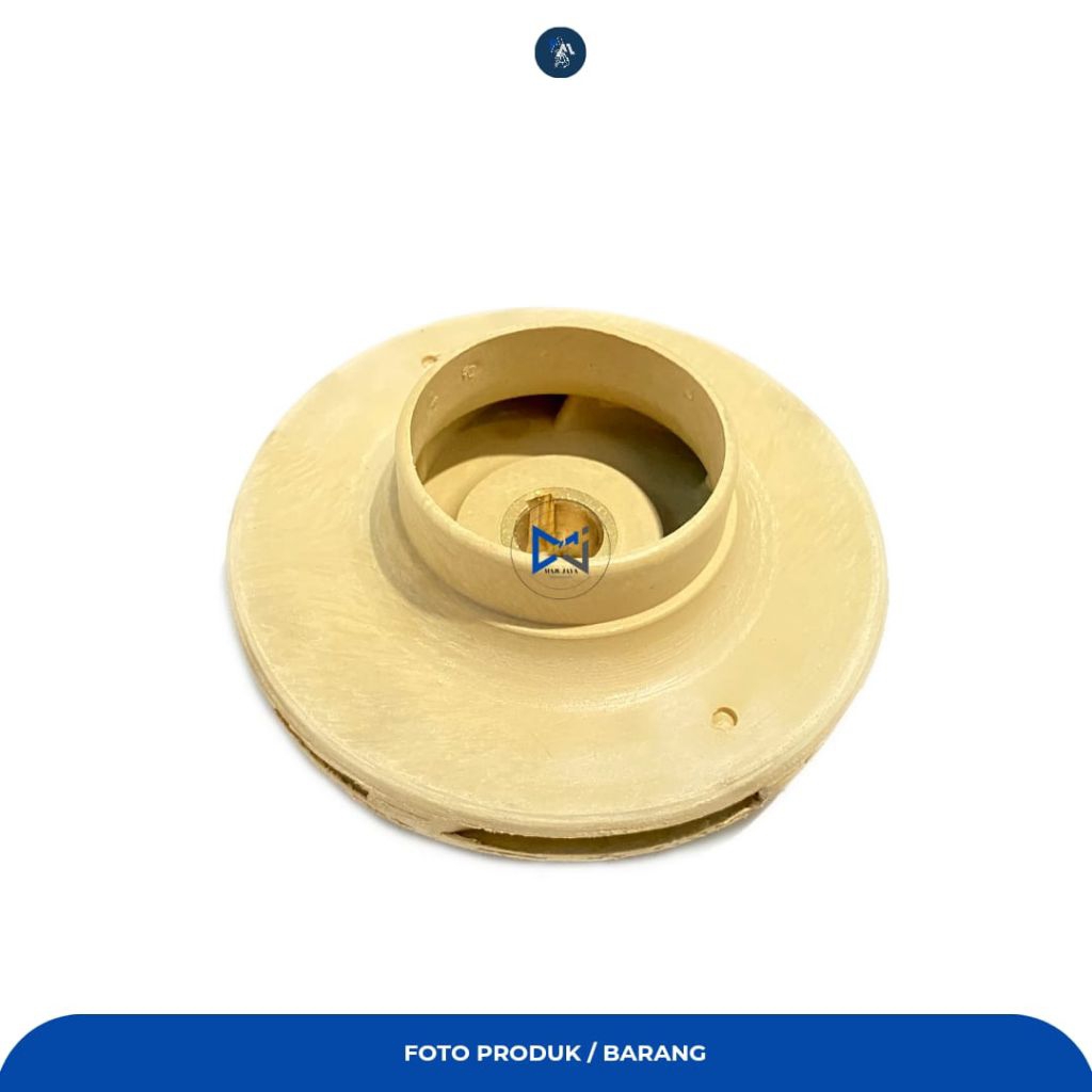 KIPAS IMPELLER POMPA AIR MODIFIKASI AS 12 MM BAHAN GADING