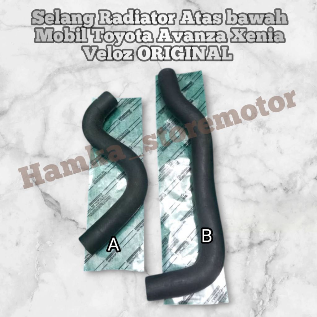 Selang Radiator Atas bawah Mobil TOYOTA AVANZA XENIA ORIGINAL