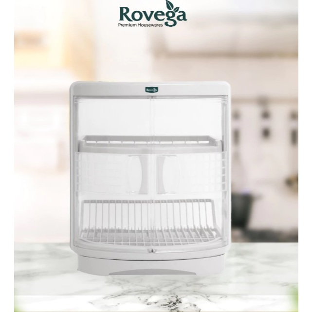 Rovega Rak Piring Plastik Dish Rack  Premium Foodgrade Dish Drainer Paloma PLM-200