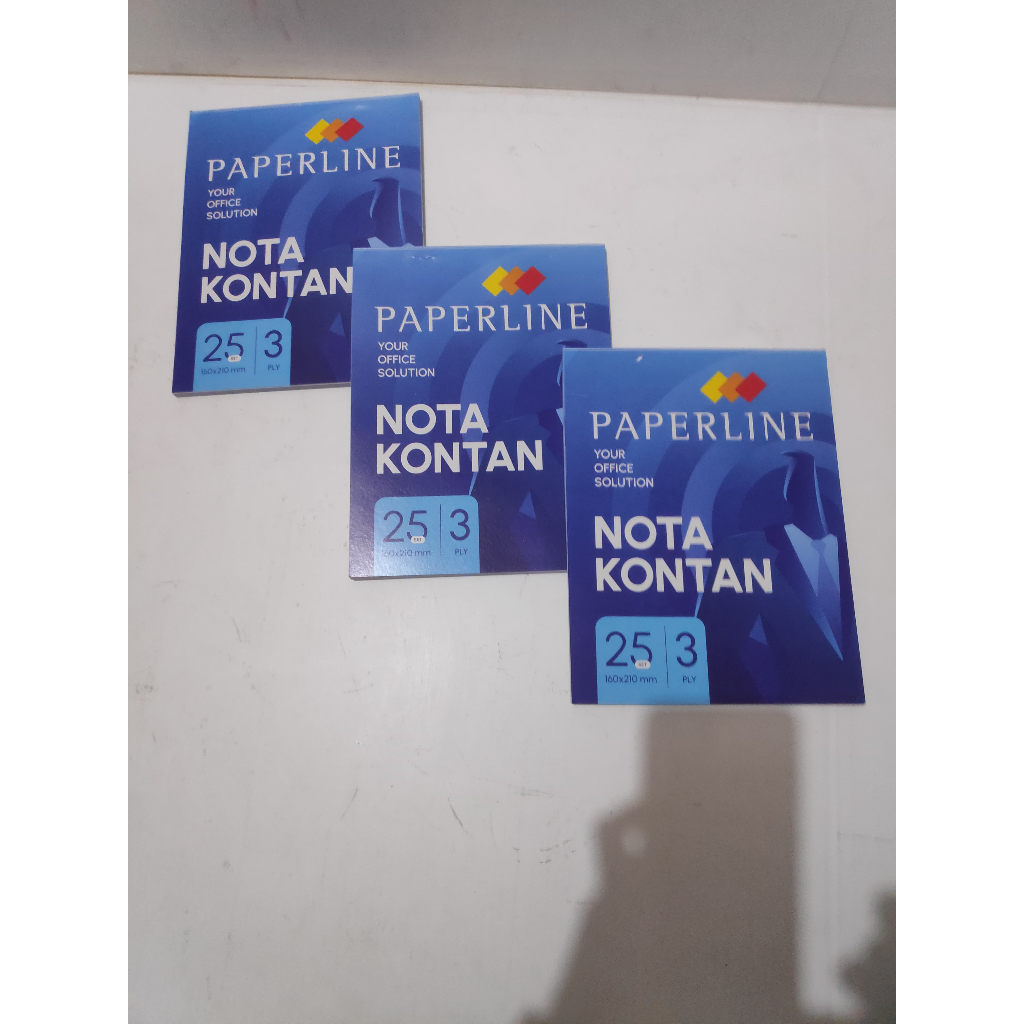 

Nota Kontan PAPERLINE B3 ( 160x210 mm / 3PLY 25 Set )