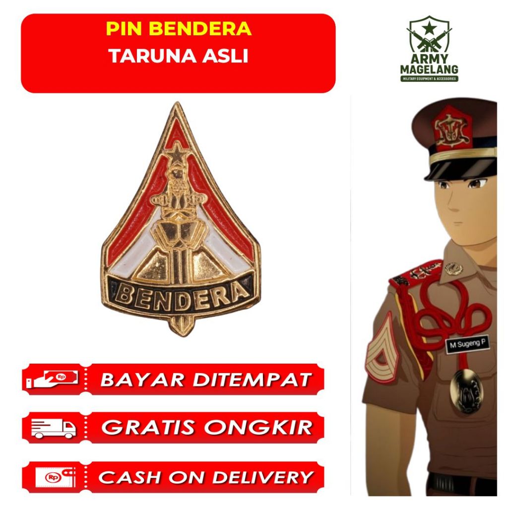 PIN BENDERA TANCAP TARUNA AKMIL ASLI