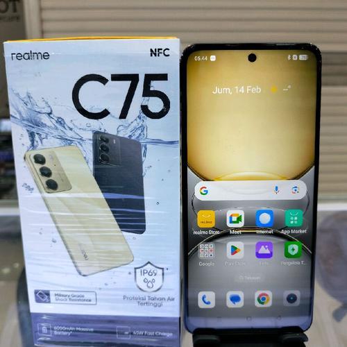 REALME C75 8/256 REALME C 75 8/256 SECOND BEKAS GARANSI PANJANG