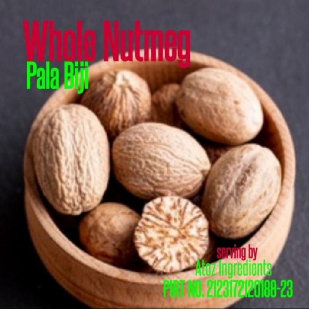 

Nutmeg Whole 1kg / Biji Pala Utuh 1kg