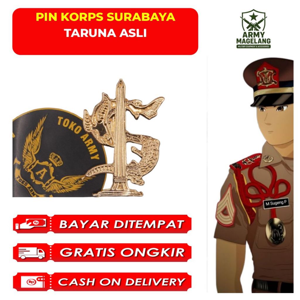 PIN KORPS SURABAYA PDH TANCAP TARUNA AKMIL ASLI