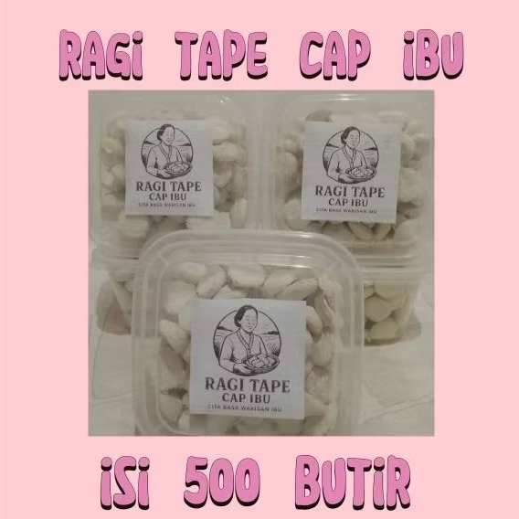 

ragi tape cap ibu - isi 500 butir / untuk tape singkong dan tape ketan