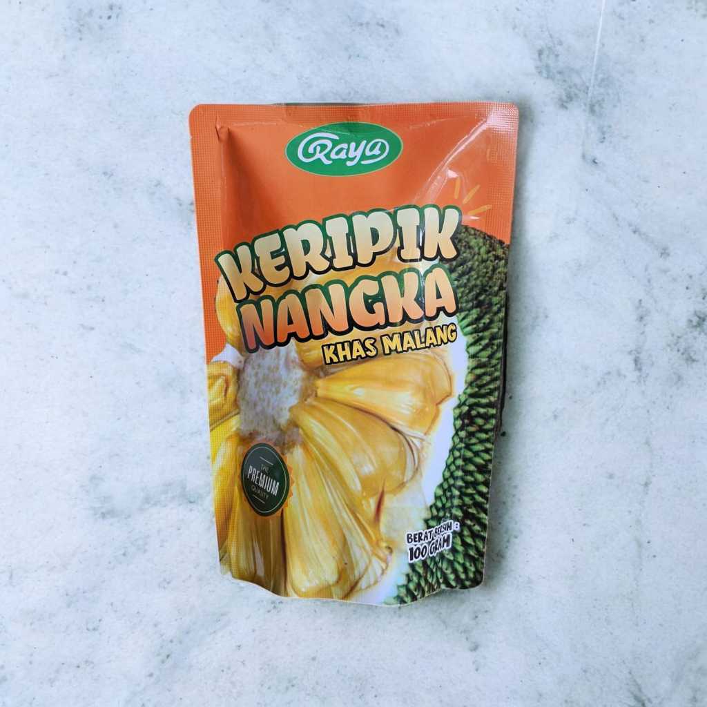 

Keripik Buah Nangka Raya 100 gram - Kripik Premium Renyah Gurih | Camilan Oleh Oleh Khas Malang
