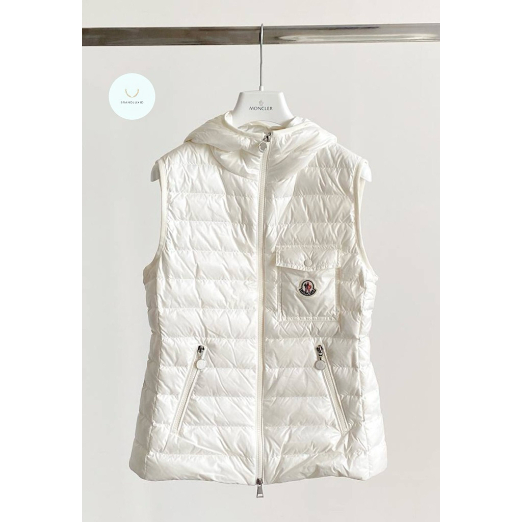 Moncler Glygos Padded Vest White