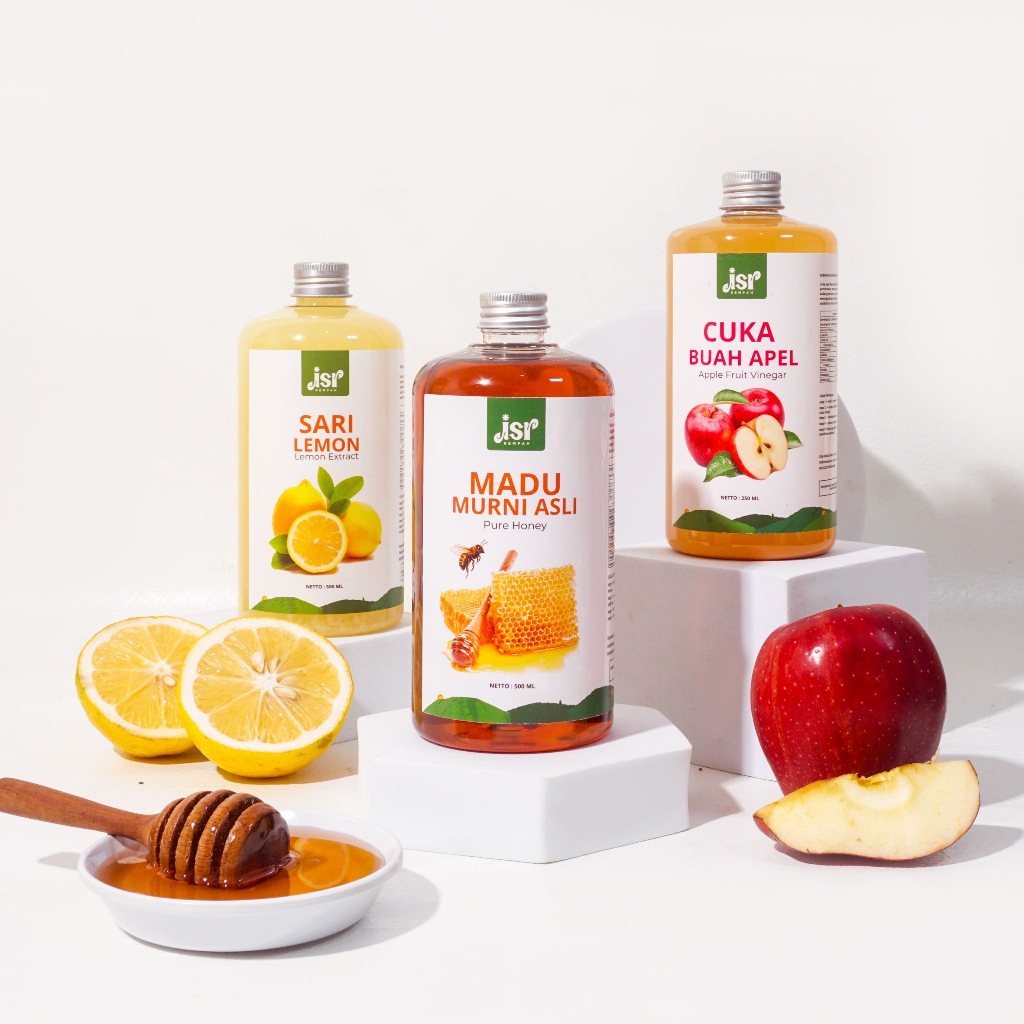 

Premium JSR Rempah Paket Hemat 500 ml Madu Cuka Apel Sari Lemon