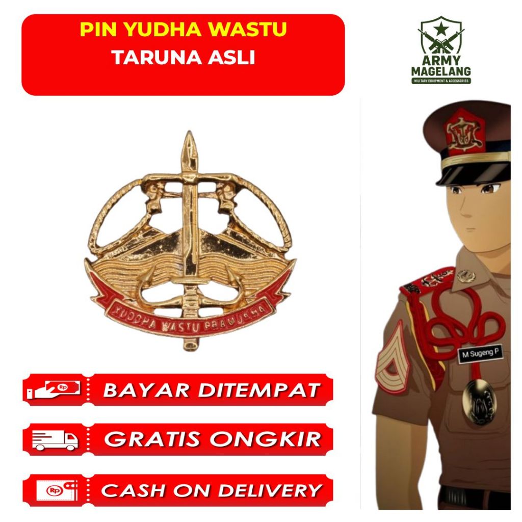 PIN YUDHA WASTU PRAMUKA PDH TARUNA AKMIL ASLI