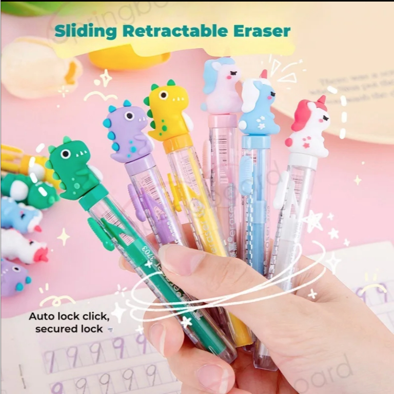 

Penghapus Cetek Karakter Lucu / Penghapus Pensil Mekanik / Sliding Eraser / Pencil Eraser S5 43