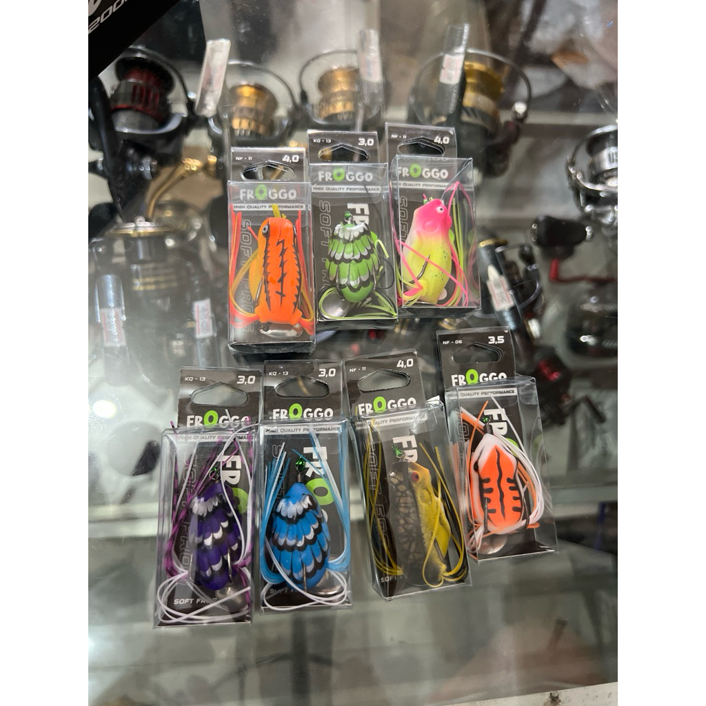umpan soft frog 2.5cm / 3.0cm / 3.5cm / 4cm