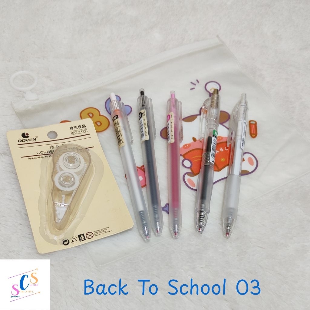 

Back to School / Paket Pena Alat Tulis Sekolah / Souvenir / Hampers / Kado BTS-02