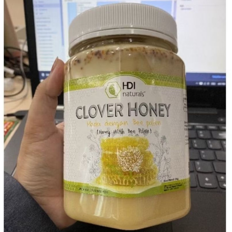 

Madu Clover honey 1kg exp 2028 + sendok kayu