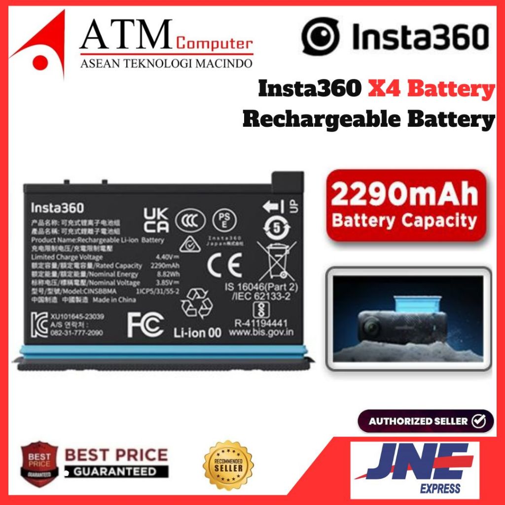 Insta360 X4 Battery for Insta 360 X4 Baterai GARANSI RESMI