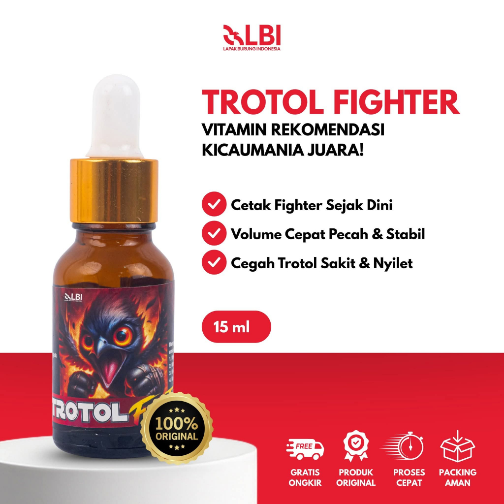 VITAMIN TROTOL FIGHTER - Anakan Murai Kacer Cendet Kenari Lovebird Gacor Fighter dan Suara Pecah