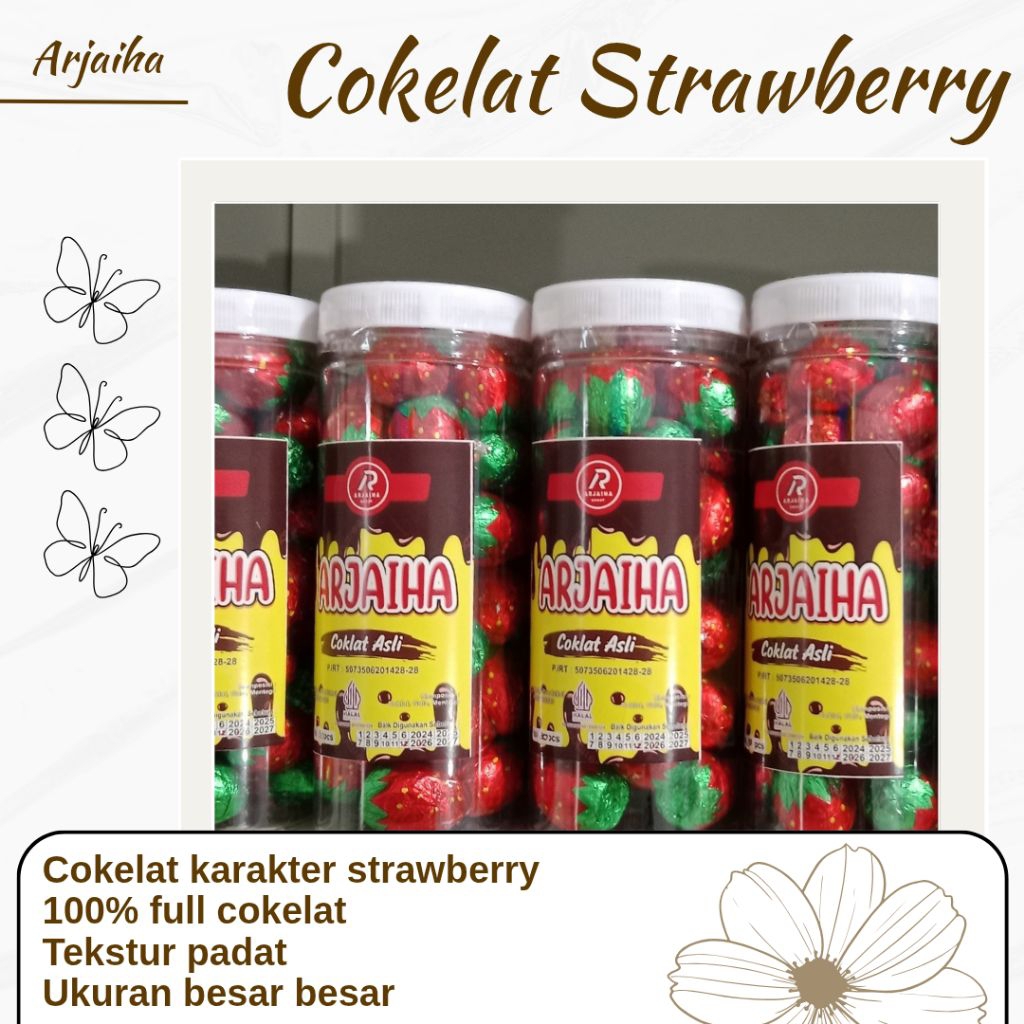 

Cokelat Karakter Strawberry Isi 30 Pcs