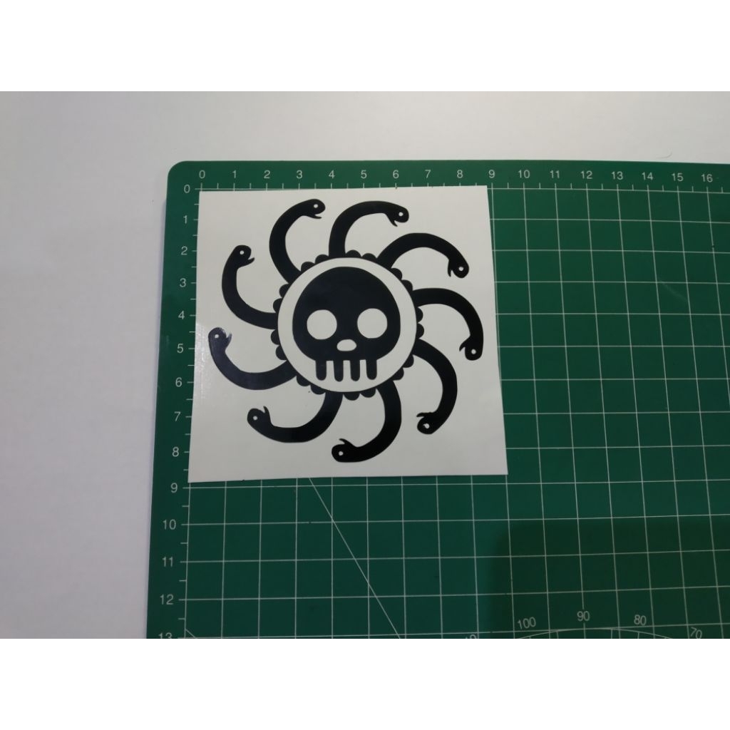 

stiker cutting one piece