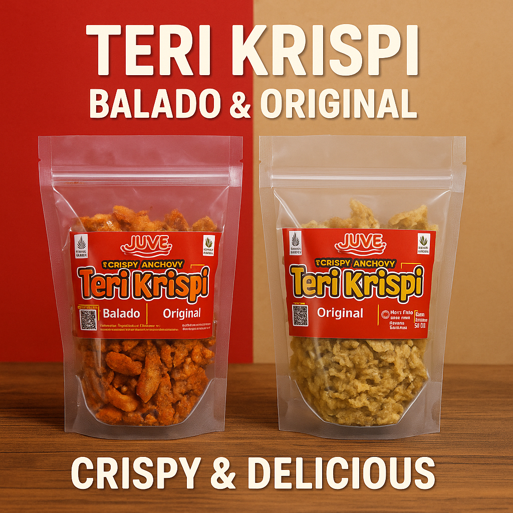 

Teri Krispi Crispy Anchovy Khas Belitung by Juve - Ikanesia