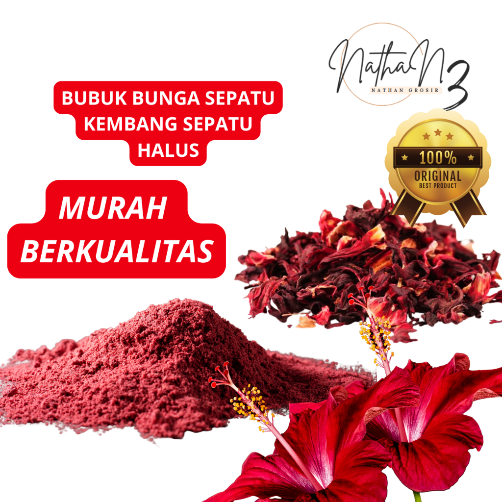 

BUBUK BUNGA SEPATU MERAH MURNI BAHAN BAGUS HALUS BY NATHAN GROSIR 3 !!