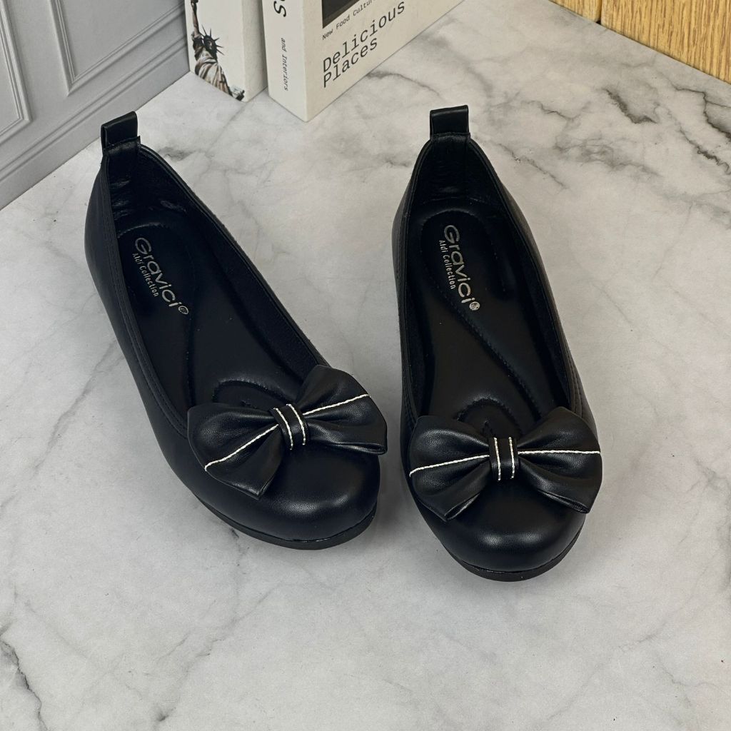 Flat Shoes Wanita AS-11 - Sepatu Flat Perempuan - Gravici Collection - Slip-on Cewek