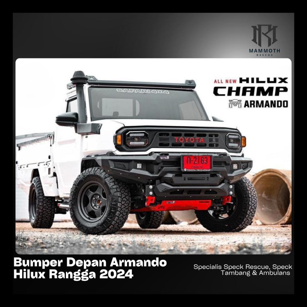 Front Bumper Hilux Rangga / Bullbar Depan Rangga / Front Bullbar Hilux Rangga / Bumper Depan Armando