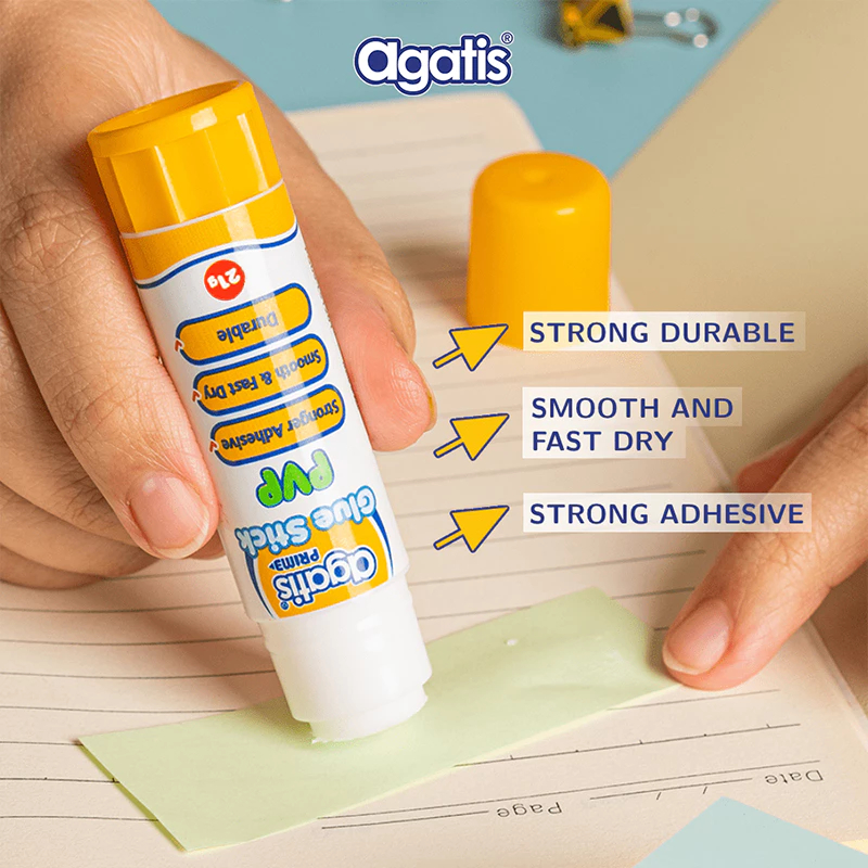 

BN - Agatis Prime Glue Stick 21g / Lem Kertas / Lem anak sekolah / Perekat Kertas