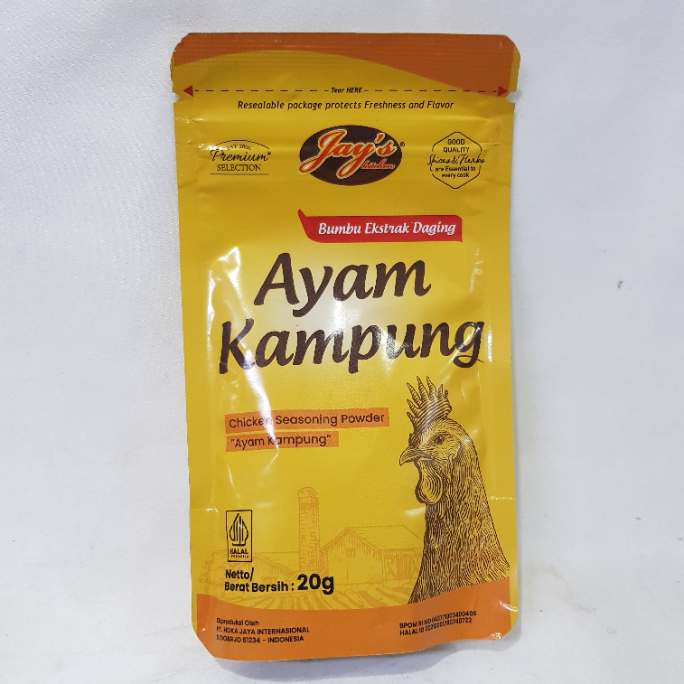 

Jay's Chicken Seasoning Powder Ayam Kampung 20g