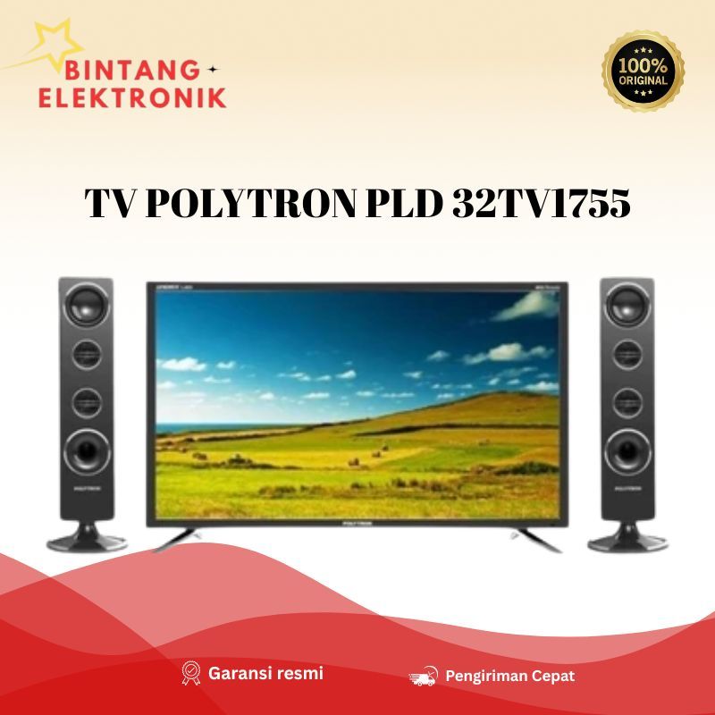 TV POLYTRON PLD 32TV1755 - Polytron 32″ HD Cinemax Digital TV – PLD 32TV1755