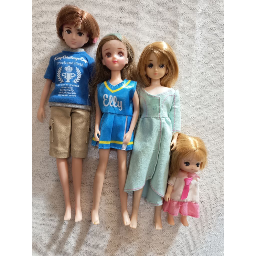 Licca takara tomy pasangan dan licca ibu dan anak ori preloved Kode 250626