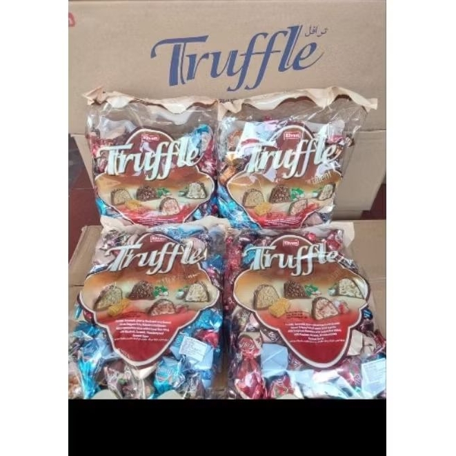 

Coklat Truffle 4rasa kemasan 400gr || 1kg
