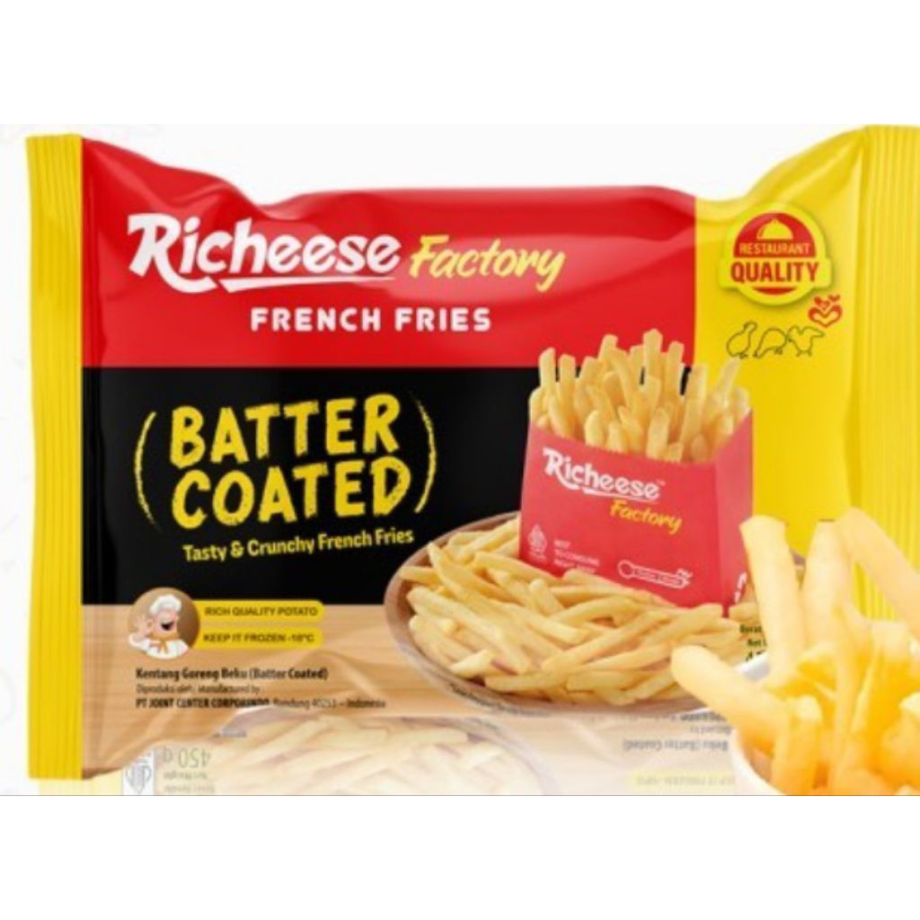

RICHEESE FRENCH FRIES BATTER COATED 900 GR