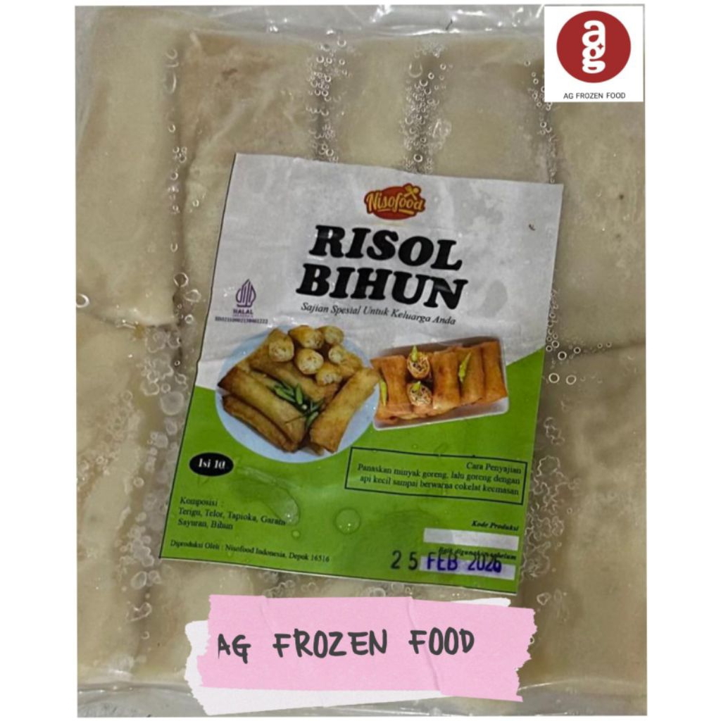

Nisofood Risol Bihun isi 10pcs