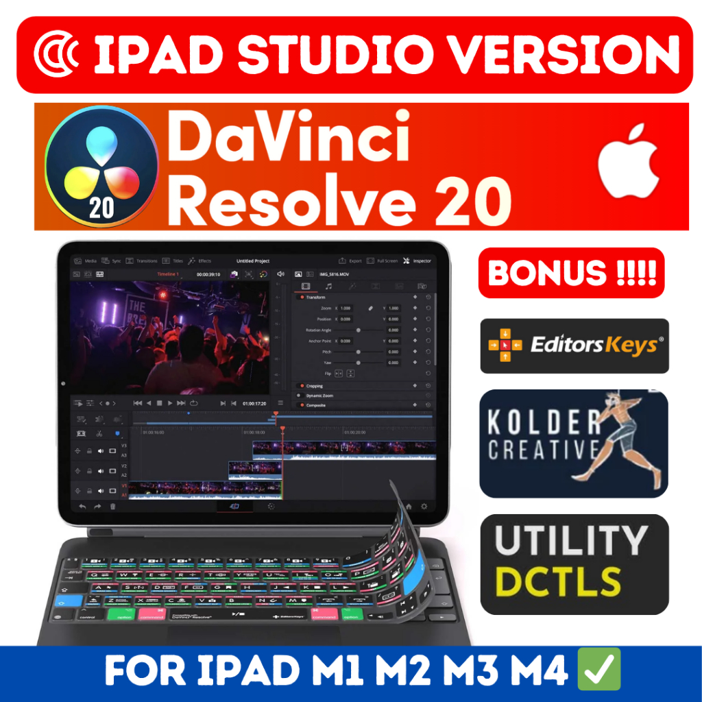 Davinci Resolve Studio 20 Ipad Version