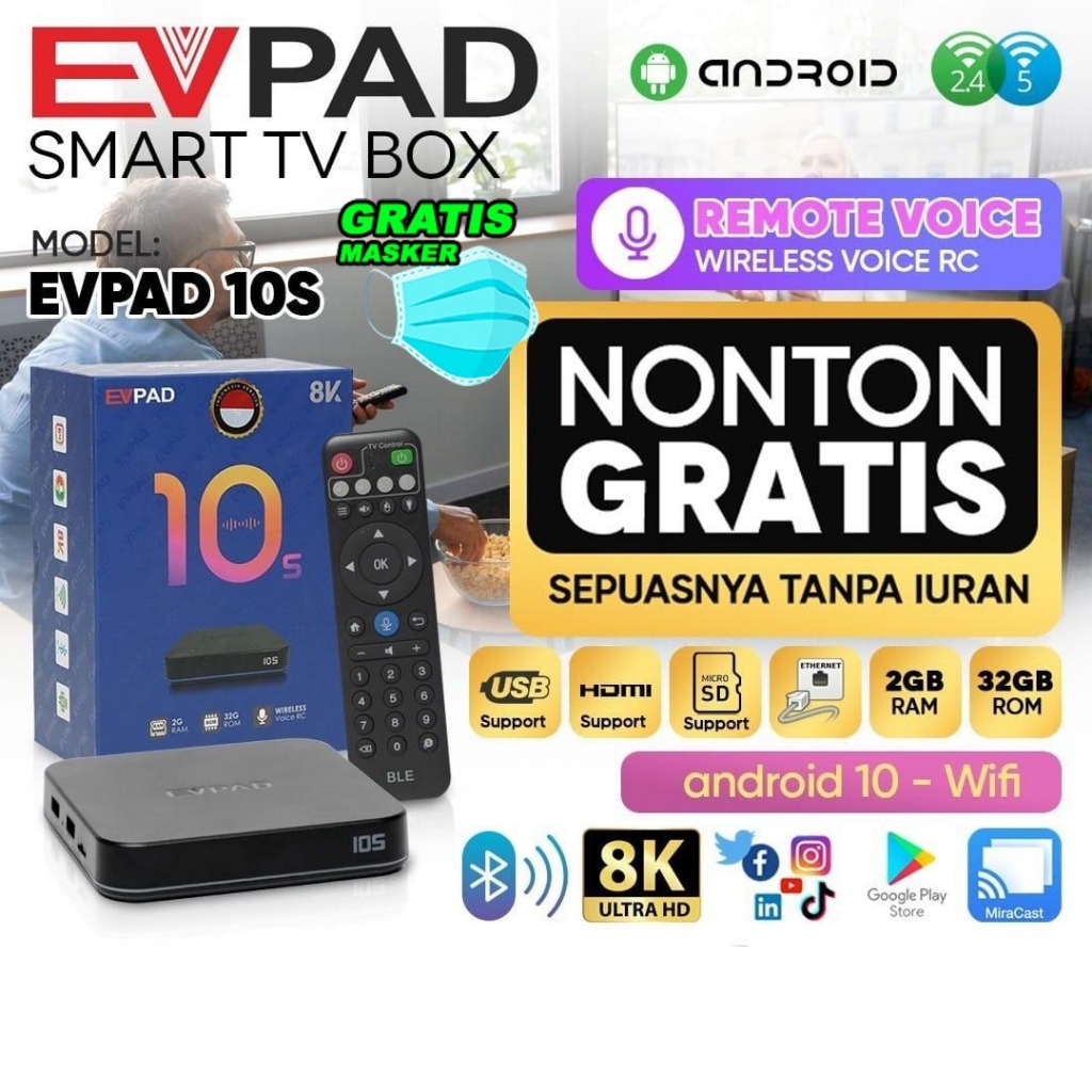 Stb android 10s android tv box 8k android 12 wifi 6ghz ram 2gb rom 32gb remote voice bluetooth 5.2
