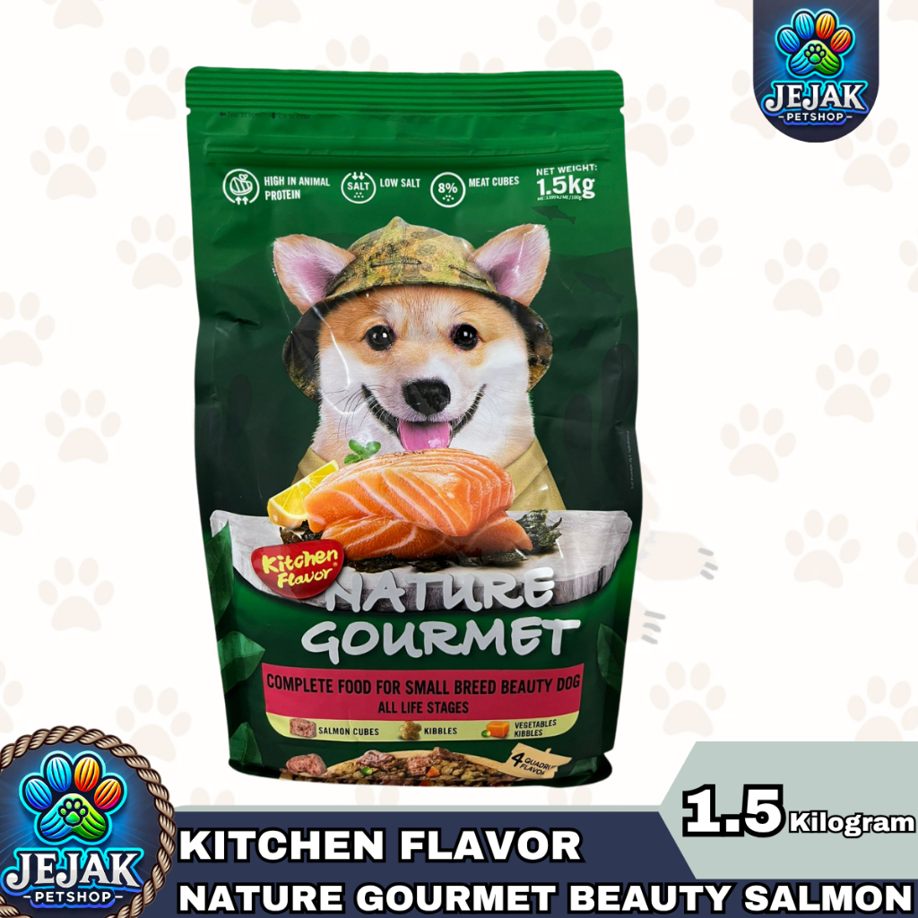 KITCHEN FLAVOR DOG SMALL BEAUTY SALMON 1,5KG / Kitchen Flavor Salmon