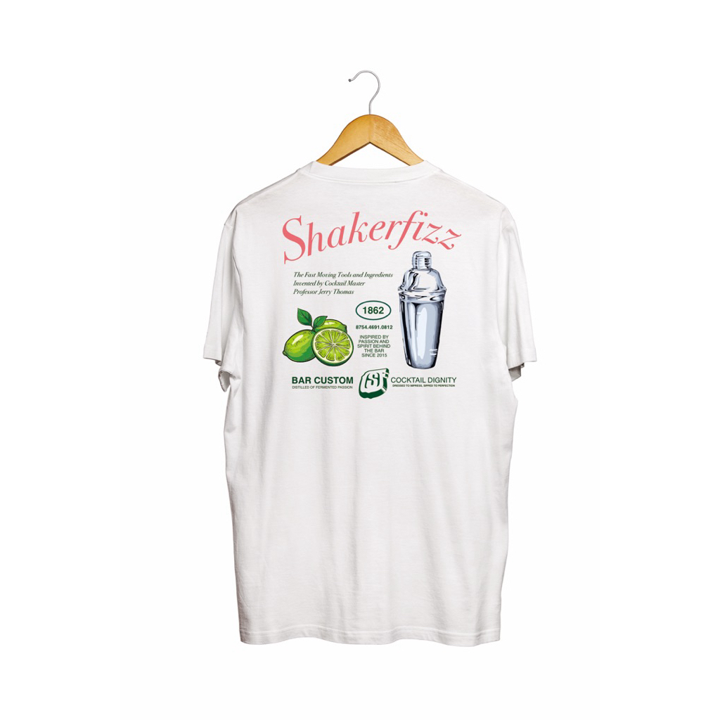 Kaos bartender dari Shakerfizz. Cocktail Dignity
