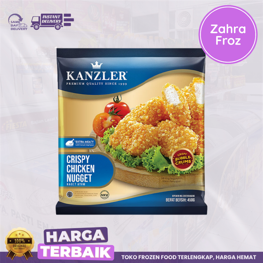 

KANZLER CRISPY CHICKEN NUGGET 250 GR