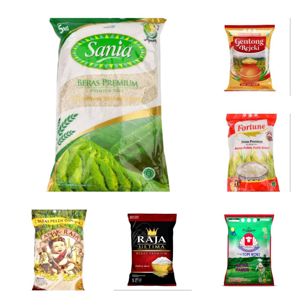 

Beras Premium 5kg Pulen, Putih, Wangi, Kualitas Super Beras Anak Raja 5kg Beras Premium Pulen Wangi Beras Lahap 5kg Beras Premium Sehat & Bersih Beras Raja Platinum 5kg Kualitas Premium, Cocok Harian Beras Sania 5kg Beras Pulen dan Lembut