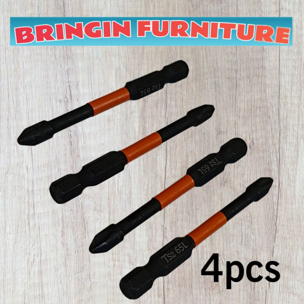 mata obeng bor 4pcs ph2 magnet mata bor gipsum 6.5mm magnetic ph2