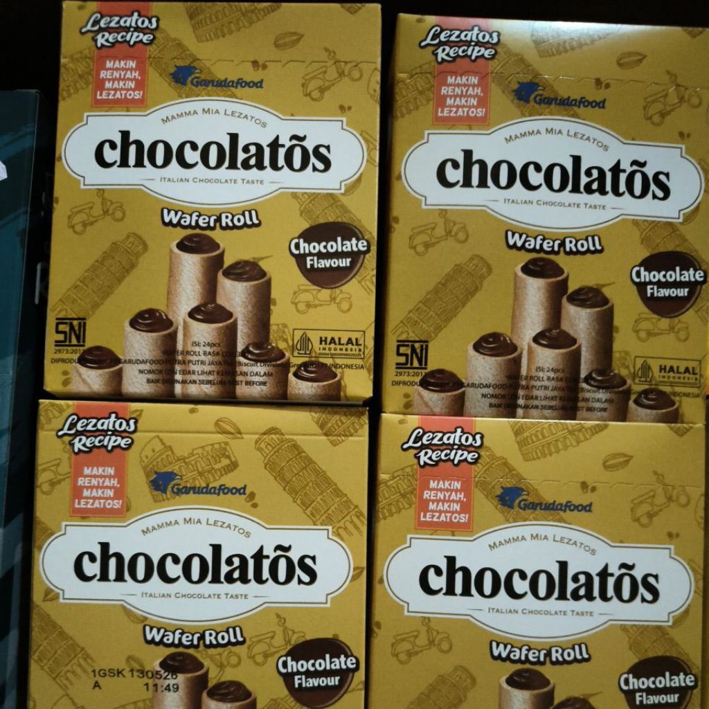 

wafer chocolatos 500an