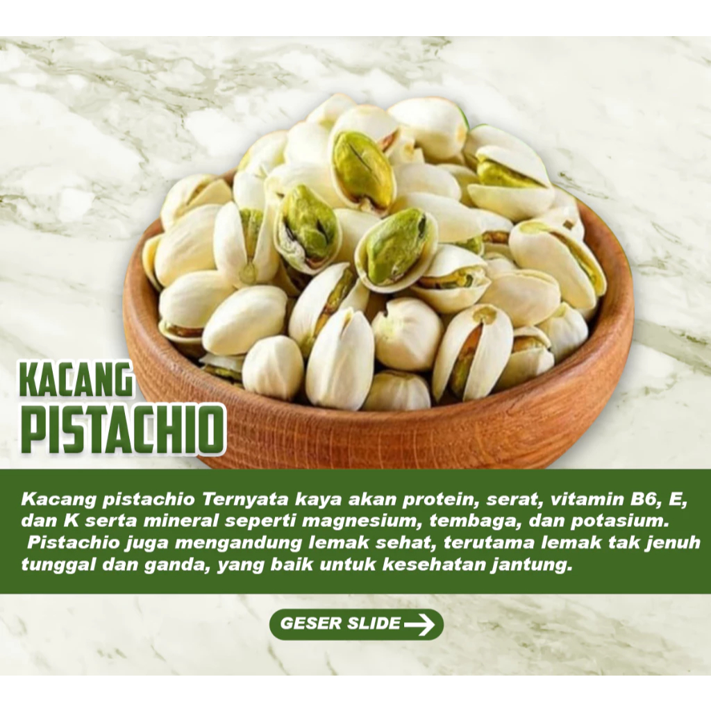 

kacang pistacio\fustuk 500g