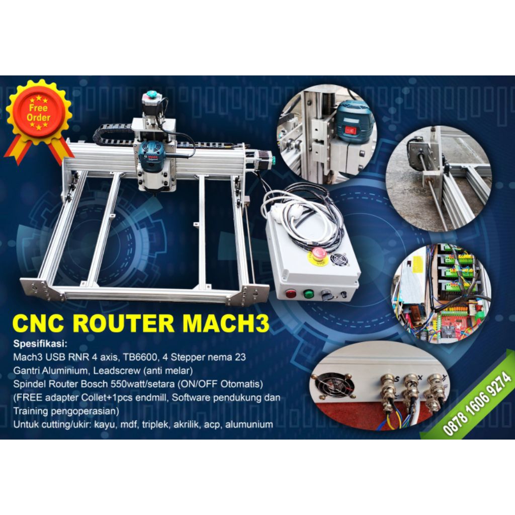 Jasa Bimbingan Belajar CNC Router