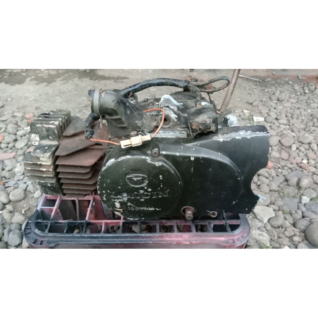 mesin set mesin mini trail 2T mesin trail mini Loncin 80cc 2tak original copotan