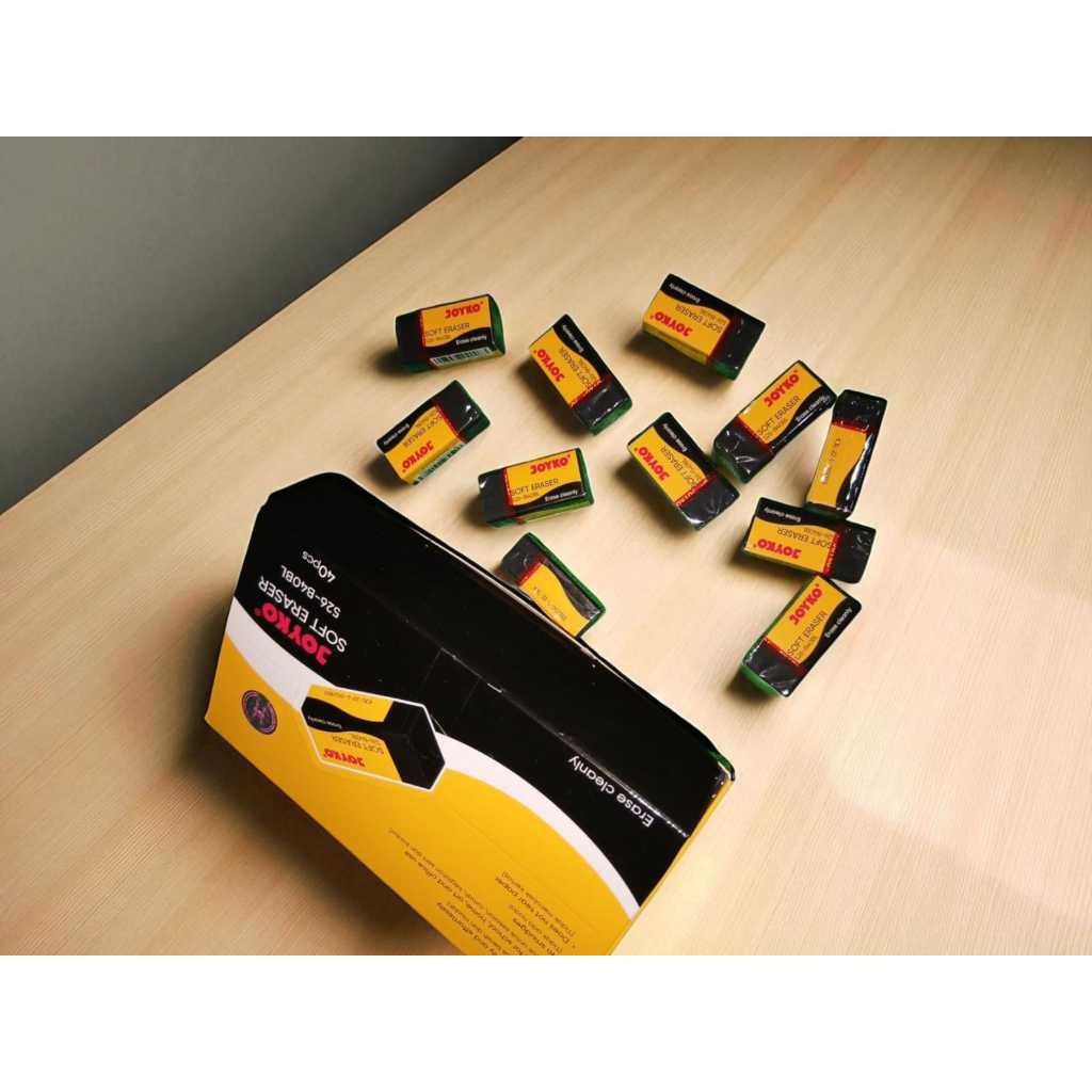 

Penghapus Joyko hitam - Alat Tulis - Isi 10 Pcs