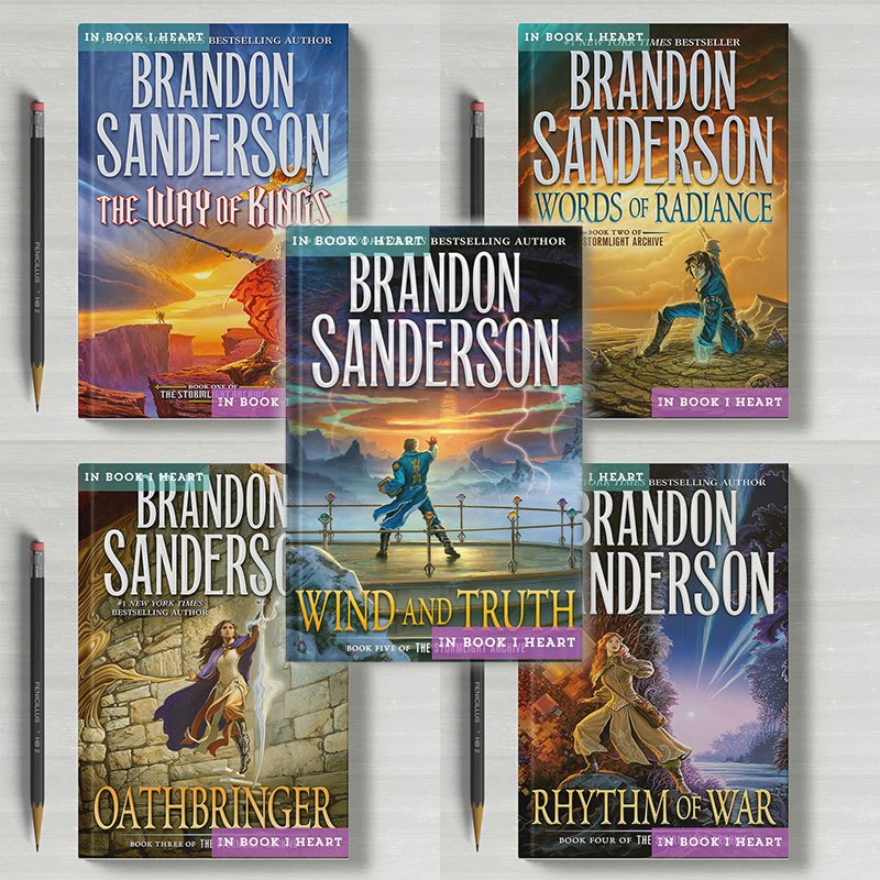 The Stormlight Archive (5 book series - the Way of King - Words of Radiance - Oathbringer - Rhythm o